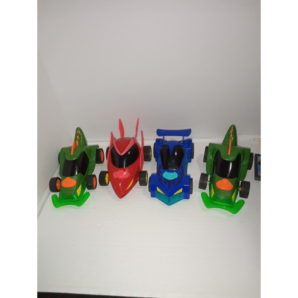 PJ Masks Lot Of 4 Glow Wheelers -Mobile plastic car  Works Preowned